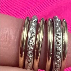 JCM 14k & 925  Hoop Earrings